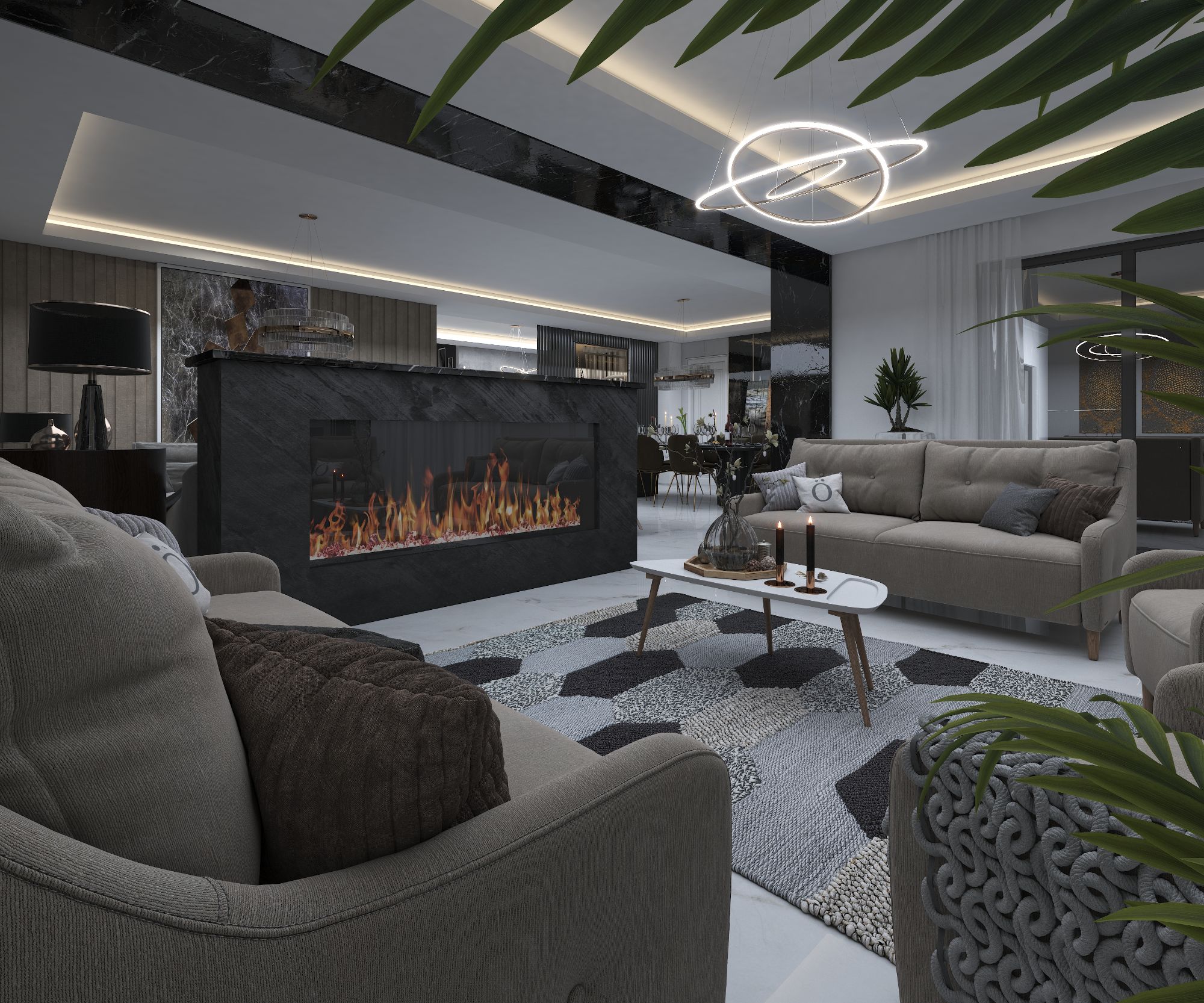 M. A. Ş Evi İç Mekan Tasarımı